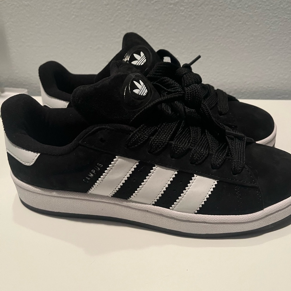 Adidas Campus Black and White Sneakers